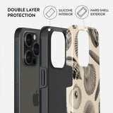 Burga iPhone 15 Pro Tough Fashion Cover - Shell Mosaic