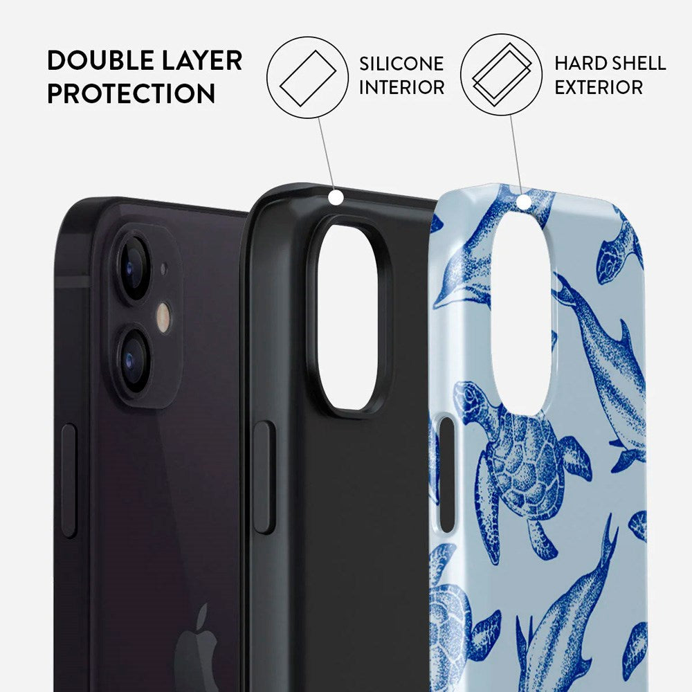 Burga iPhone 12 / 12 Pro Tough Fashion Cover - Aquatic Dance