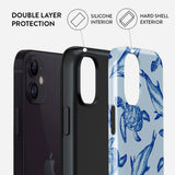 Burga iPhone 12 / 12 Pro Tough Fashion Cover - Aquatic Dance