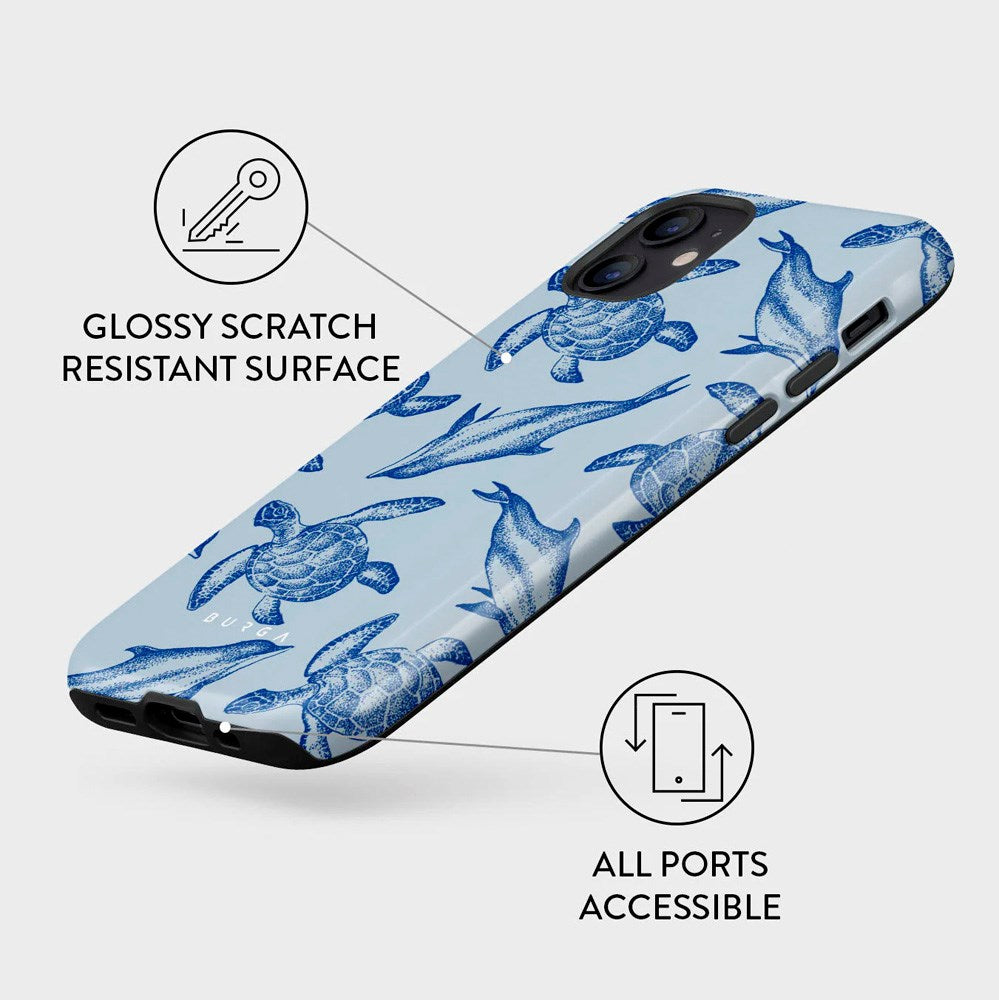 Burga iPhone 12 / 12 Pro Tough Fashion Cover - Aquatic Dance