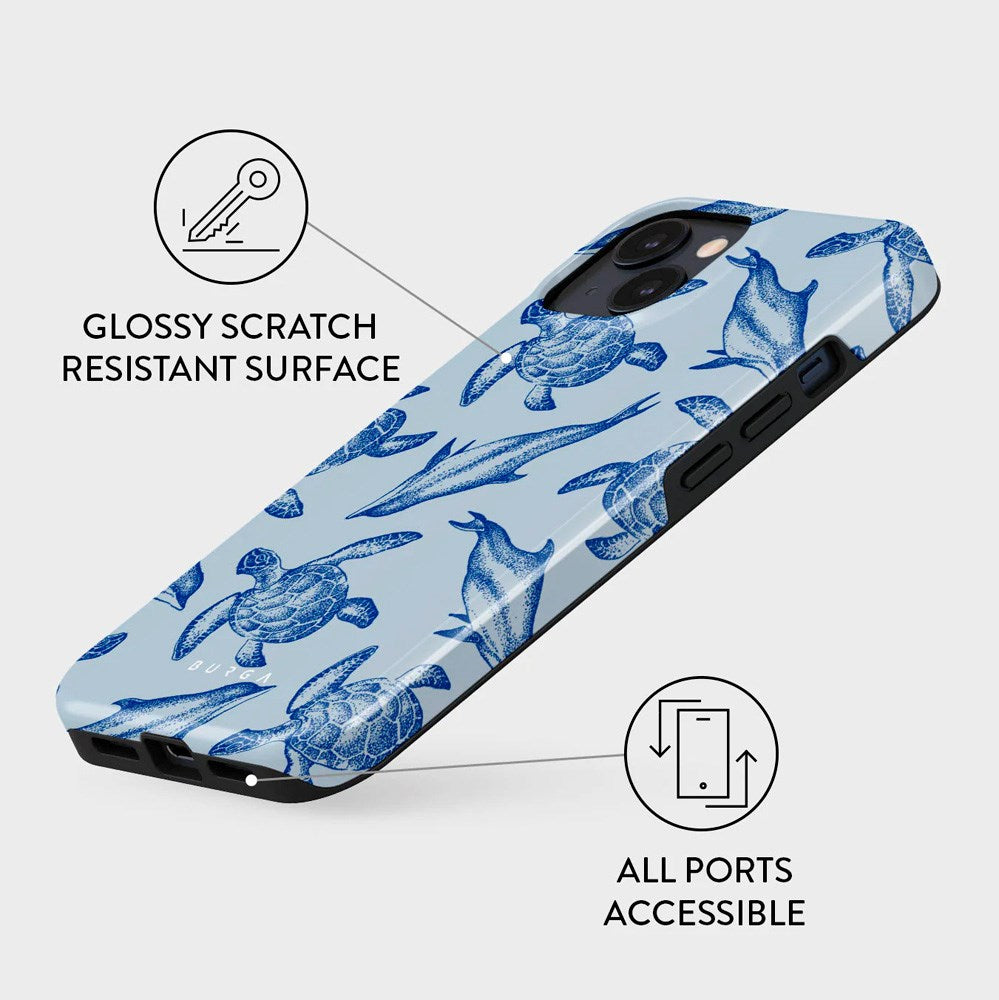 Burga iPhone 13 Tough Fashion Cover - Aquatic Dance