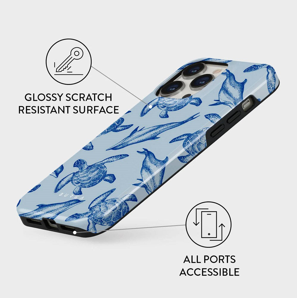 Burga iPhone 13 Pro Tough Fashion Cover - Aquatic Dance