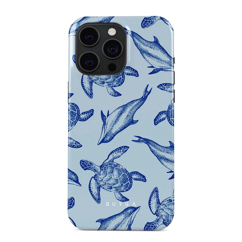 Burga iPhone 15 Pro Tough Fashion Cover - Aquatic Dance