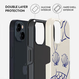 Burga iPhone 14 Tough Fashion Cover - Marine Muse