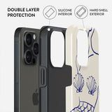 Burga iPhone 15 Pro Tough Fashion Cover - Marine Muse