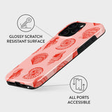 Burga iPhone 15 Pro Tough Fashion Cover - Coastal Treasure