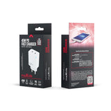 Maxlife Vægoplader- 45W - 2 x USB-C - Hvid