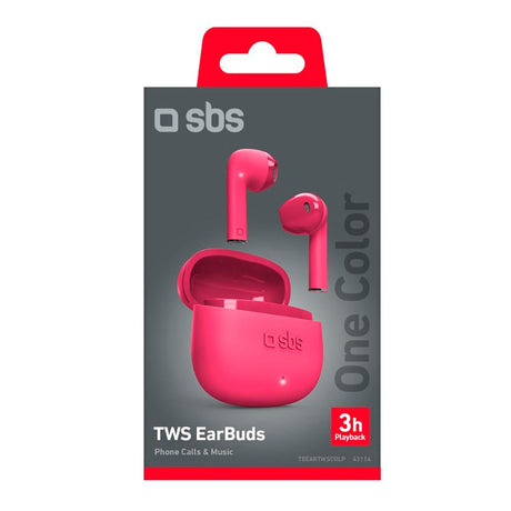 SBS One Color TWS Bluetooth In-Ear Høretelefoner - Pink