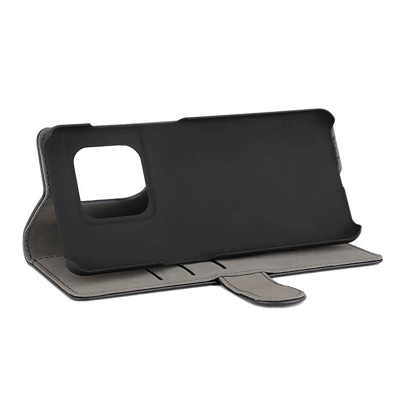 OnePlus 10 Pro Gear Wallet - Læder Flip Cover m. Pung - Sort