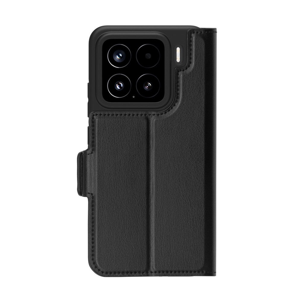 dbramante1928 Xiaomi 15 Oslo Pro Genanvendt Plastik Flip Cover - Kortholder og Ståfunktion - Sort