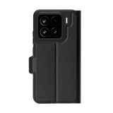 dbramante1928 Xiaomi 15 Oslo Pro Genanvendt Plastik Flip Cover - Kortholder og Ståfunktion - Sort