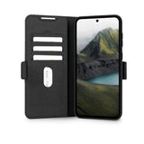 dbramante1928 Samsung Galaxy A36 (5G) Oslo Pro Genanvendt Plastik Flip Cover - Kortholder og Ståfunktion - Sort