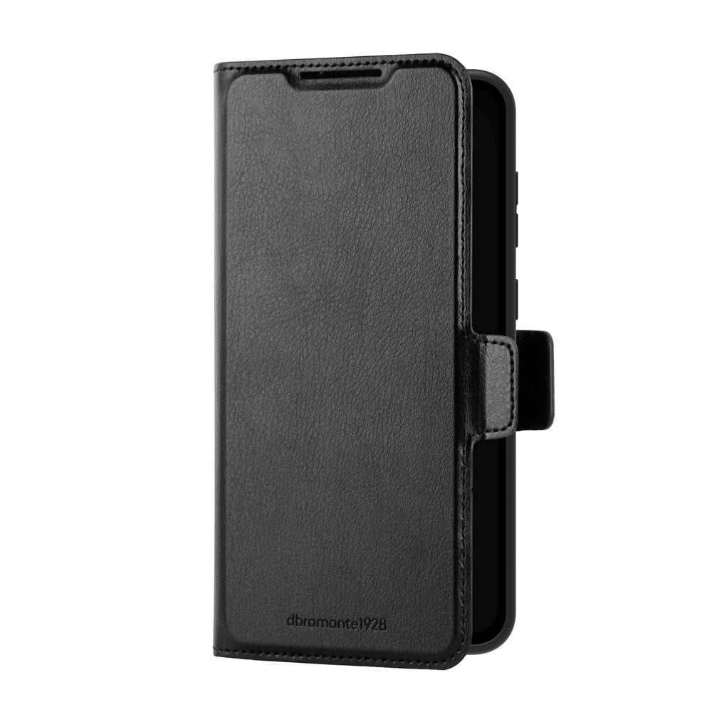 dbramante1928 Samsung Galaxy A36 (5G) Oslo Pro Genanvendt Plastik Flip Cover - Kortholder og Ståfunktion - Sort