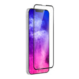 QDOS iPhone 13 Pro Max OptiGuard Curved Glass Skærmbeskyttelse - Case Friendly - Sort Kant