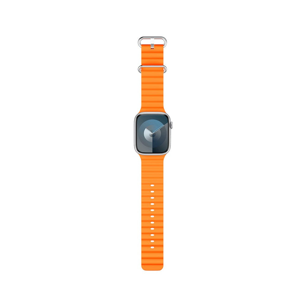 Apple Watch (42/44/SE/45/46/49mm) Epico Ocean Silikone Urrem - Orange