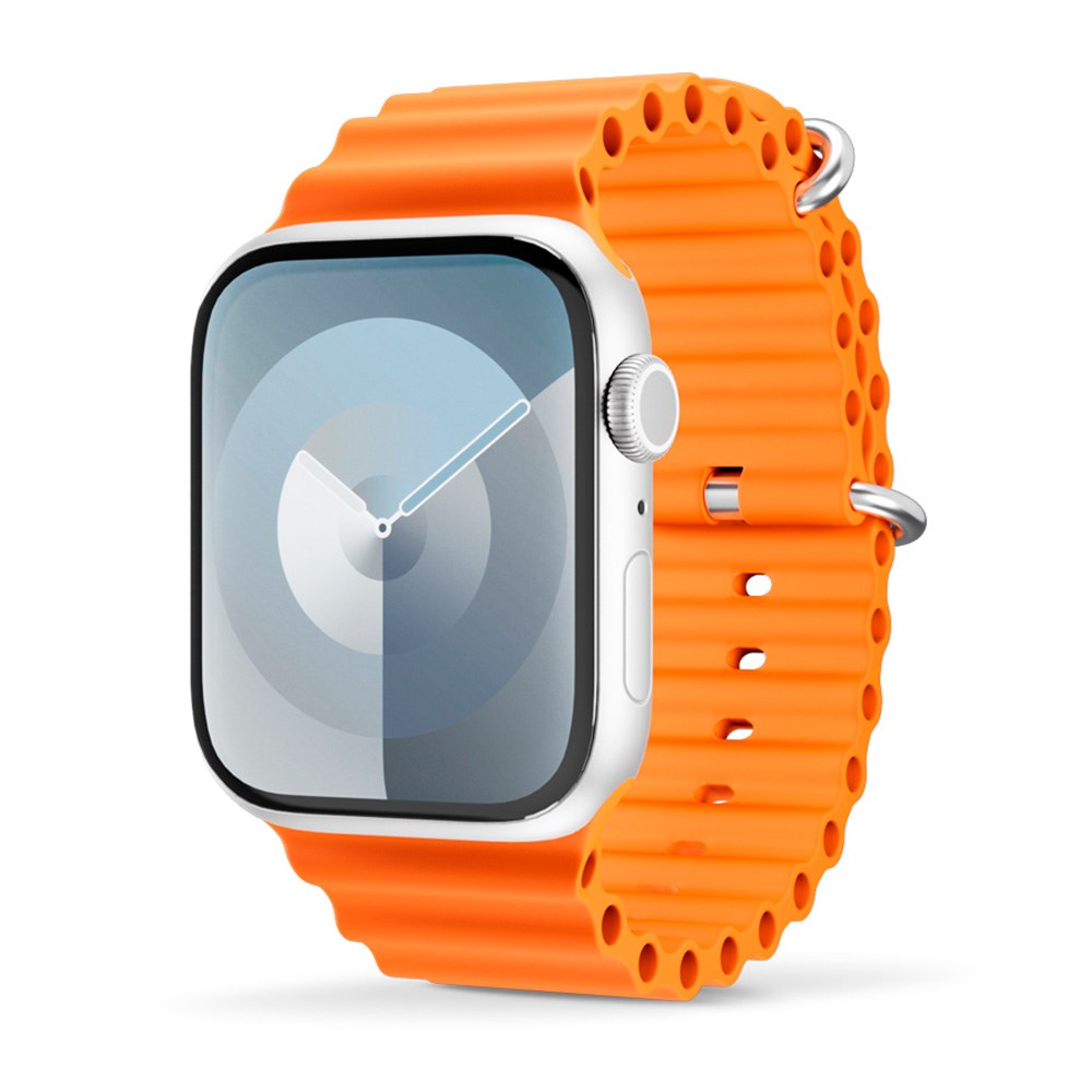 Apple Watch (38/40/SE/41/42mm) Epico Ocean Silikone Urrem - Orange