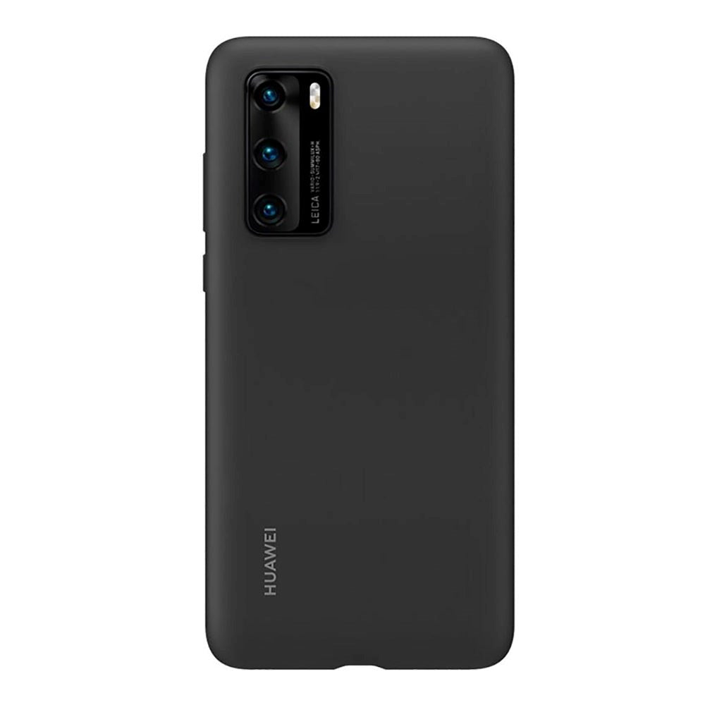 Original Huawei P40 Silikone Cover - Sort