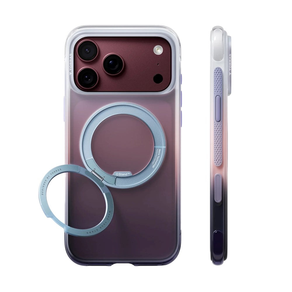 iPhone 18 Pro Max / 17 Pro Max TORRAS O3 Air Gradient Bagside Cover - MagSafe Kompatibel - Sierra Dusk