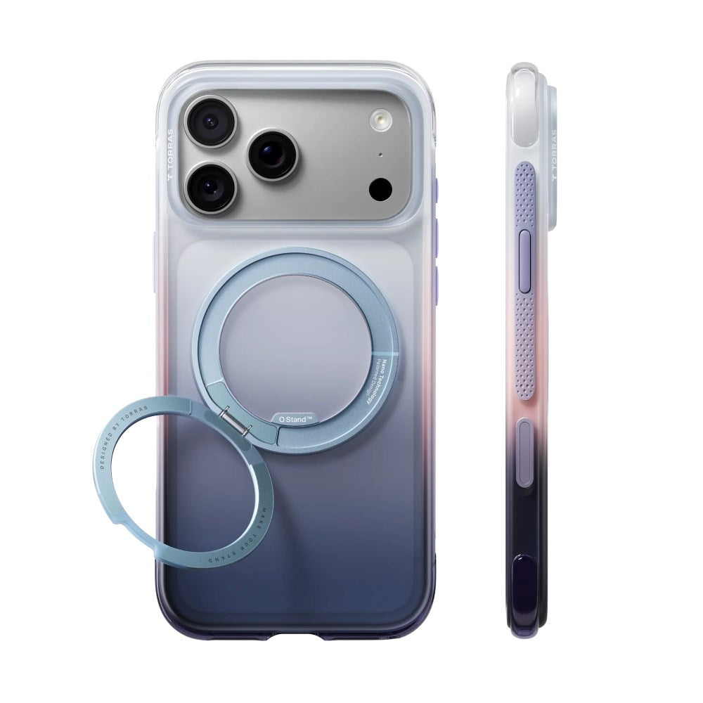 iPhone 18 Pro Max / 17 Pro Max TORRAS O3 Air Gradient Bagside Cover - MagSafe Kompatibel - Sierra Dusk