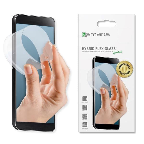 Huawei P10 Plus 4smarts Hybrid Flex-Glass Screen Protector / Skærmbeskyttelse