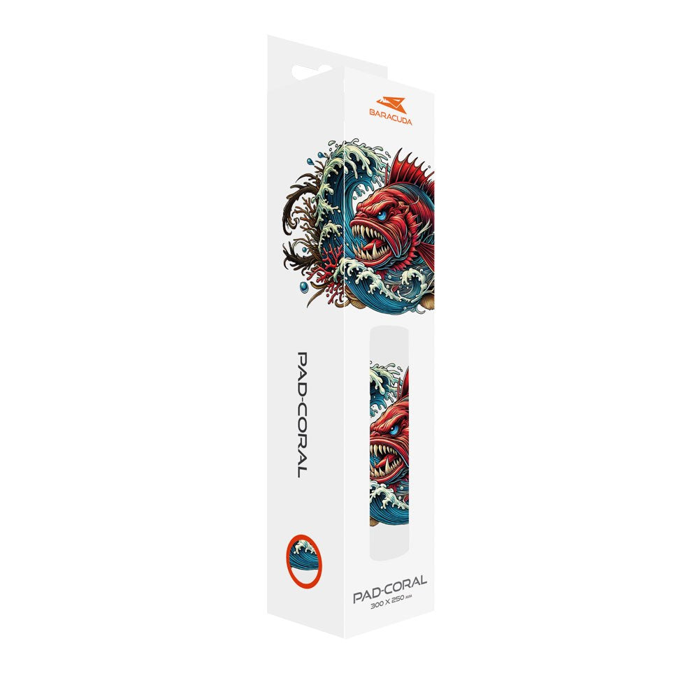 Baracuda CORAL M 300 x 250 Gaming Musemåtte - Hvid