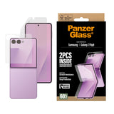 Samsung Galaxy Z Flip8 PanzerGlass® Skærmbeskyttelse & Beskyttelsesfilm - Gennemsigtig