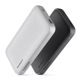 Aukey Sprint 10.000mAh Powerbank - 15W - 1 x USB-C - 1 x USB-A - Mørkegrå