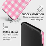 Burga iPhone 12 / 12 Pro Tough Fashion Cover - Think Pink