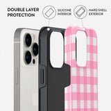 Burga iPhone 13 Pro Tough Fashion Cover - Thin Pink