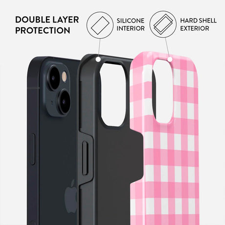 Burga iPhone 14 Tough Fashion Cover - Think Pink