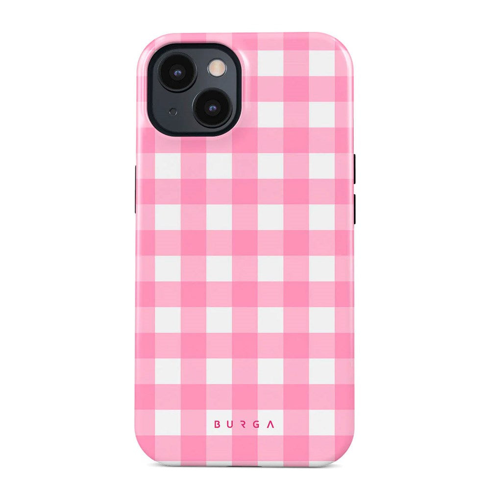 Burga iPhone 15 Tough Fashion Cover - Think Pink