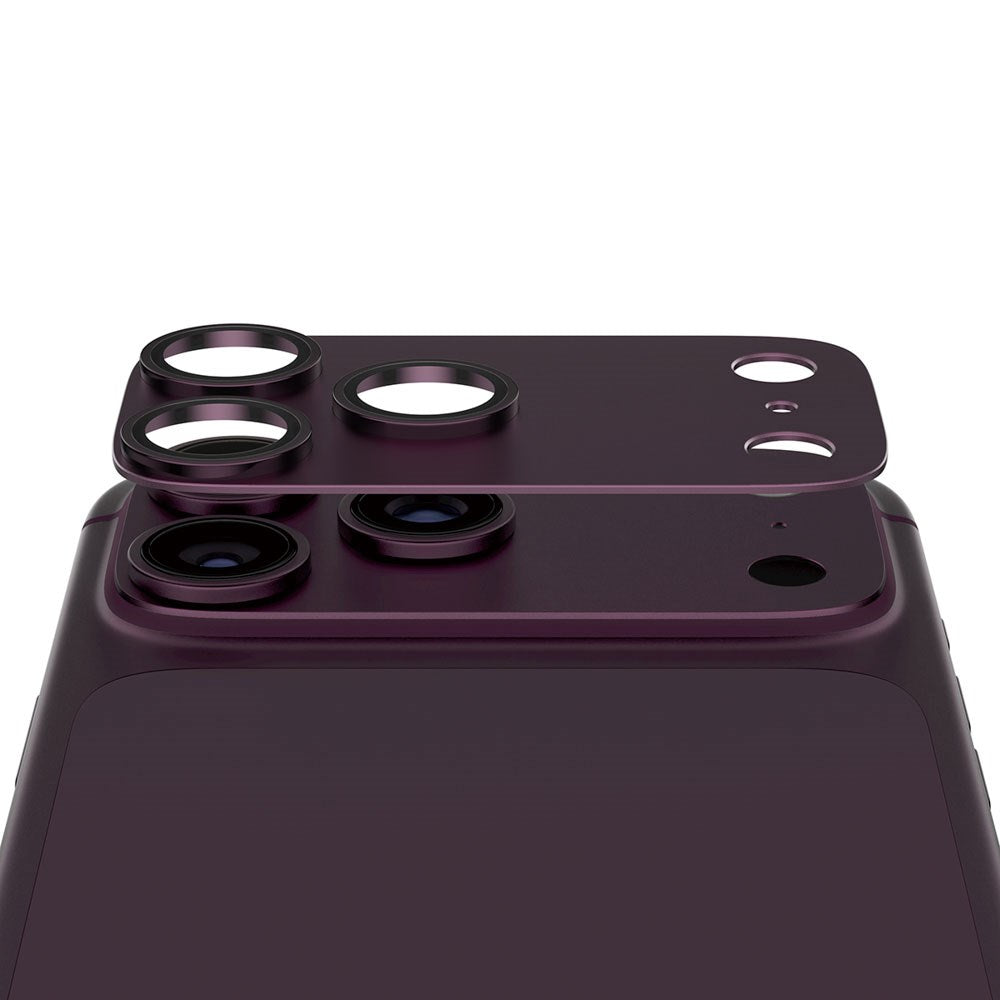 iPhone 18 Pro Max PanzerGlass FENDER Kamerabeskyttelse - Dark Cherry