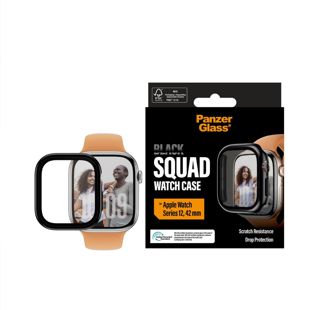 PanzerGlass  Apple Watch Series 12 (42mm) Squad Cover - Sort