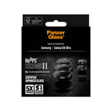 Samsung Galaxy S26 Ultra PanzerGlass Ceramic Hoops Kamerabeskyttelsesglas inkl. Installationsramme - Sort