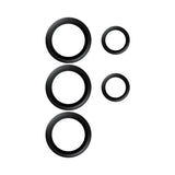 Samsung Galaxy S26 Ultra PanzerGlass Ceramic Hoops Kamerabeskyttelsesglas inkl. Installationsramme - Sort