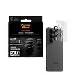 Samsung Galaxy S26 Ultra PanzerGlass Ceramic Hoops Kamerabeskyttelsesglas inkl. Installationsramme - Sort