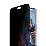 iPhone 18 Pro Max PanzerGlass Ultra Wide Fit Hærdet Beskyttelsesglas inkl. FastFit In-A-Box - Privacy - Gennemsigtig