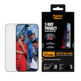 iPhone 18 Pro Max PanzerGlass Ultra Wide Fit Hærdet Beskyttelsesglas inkl. FastFit In-A-Box - Privacy - Gennemsigtig