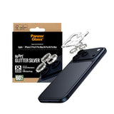 PanzerGlass iPhone 17 Pro / 17 Pro Max / 16 Pro / 16 Pro Max Hoops Kamerabeskyttelsesglas inkl. Installationsramme - Glitter Sølv