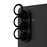 Samsung Galaxy S26 / S26+ (Plus) PanzerGlass Hoops - Beskyttelse til Kamera - Gennemsigtig / Sort Kant