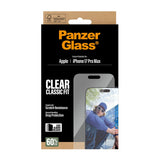 PanzerGlass iPhone 17 Pro Max Hærdet Beskyttelsesglas inkl. EasyAligner - Classic Fit - Gennemsigtig