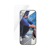 iPhone 18 Pro Max PanzerGlass Hærdet Beskyttelsesglas - Classic Fit m. EasyAligner - Gennemsigtig