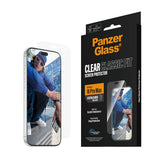 iPhone 18 Pro Max PanzerGlass Hærdet Beskyttelsesglas - Classic Fit m. EasyAligner - Gennemsigtig