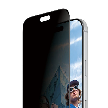 iPhone 18 Pro PanzerGlass Ultra Wide Fit Hærdet Beskyttelsesglas inkl. FastFit In-A-Box - Privacy - Gennemsigtig