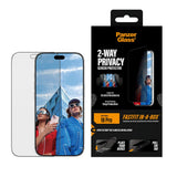 iPhone 18 Pro PanzerGlass Ultra Wide Fit Hærdet Beskyttelsesglas inkl. FastFit In-A-Box - Privacy - Gennemsigtig
