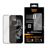 iPhone 17e / 16e / 14 / 13 / 13 Pro PanzerGlass Ceramic - Ultra-Wide Fit - Skærmbeskyttelsesglas m. FastFit In-A-Box - Gennemsigtig