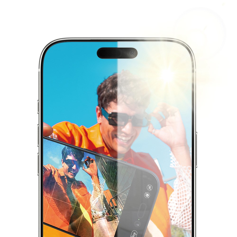 iPhone 17 Pro Max PanzerGlass Ultra Wide Fit Beskyttelsesglas m. EasyAligner - Anti-Reflective - Gennemsigtig