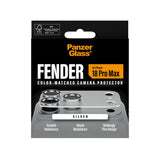 iPhone 18 Pro Max PanzerGlass FENDER Kamerabeskyttelse - Silver