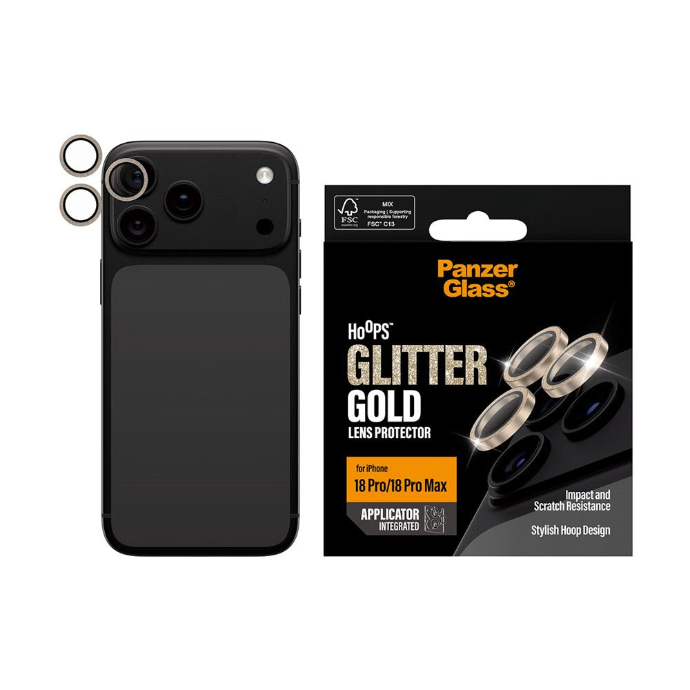 iPhone 18 Pro / Pro Max PanzerGlass Hoops - Beskyttelse til Kamera - Guld