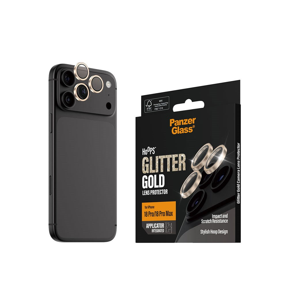 iPhone 18 Pro / Pro Max PanzerGlass Hoops - Beskyttelse til Kamera - Guld